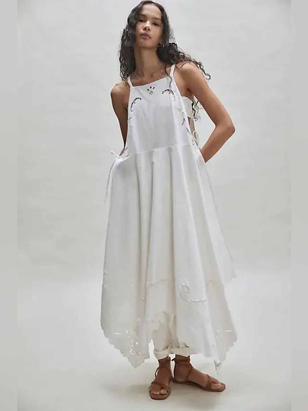 NWT Free People Pearl Sleeveless Max Top Cotton